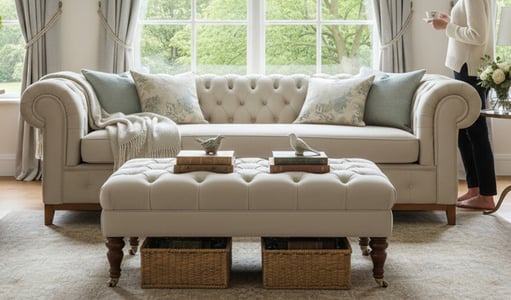 Dreisitzer-Sofa Chesterfield Grand Dreisitzer-Sofa Chesterfield Grand