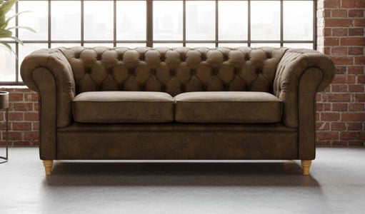 Dreisitzer-Sofa Chesterfield Dreisitzer-Sofa Chesterfield