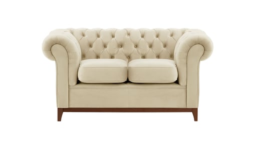 Zweisitzer-Sofa Chesterfield Wood Zweisitzer-Sofa Chesterfield Wood
