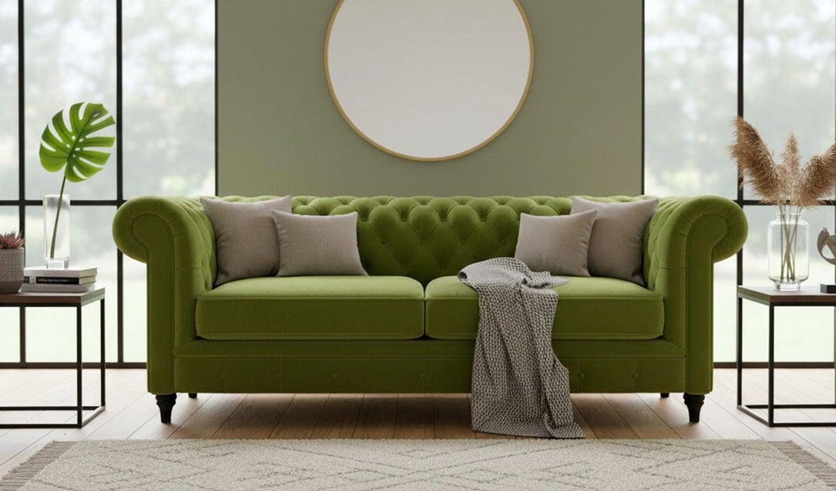 Zweisitzer-Sofa Chesterfield Max