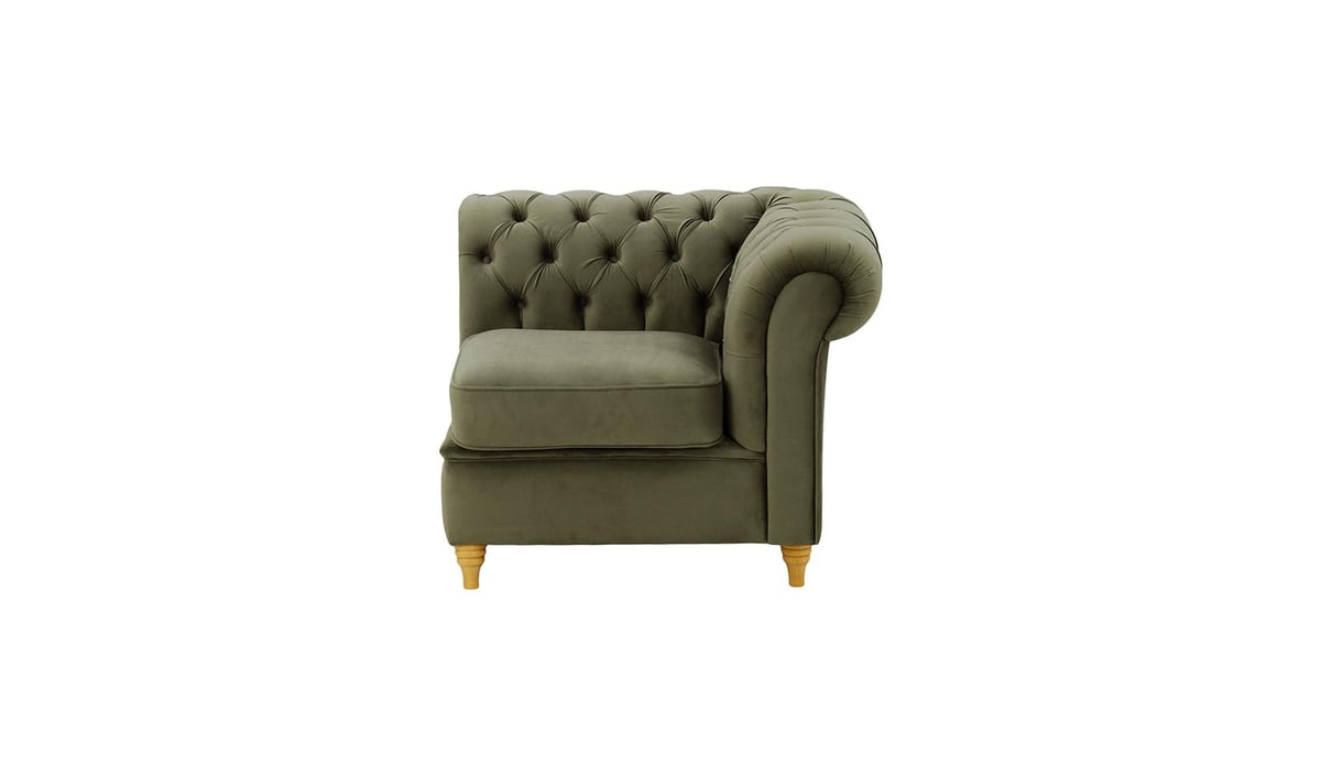 Chesterfield Modul - Einsitziges Seitenelement, rechts (1R)