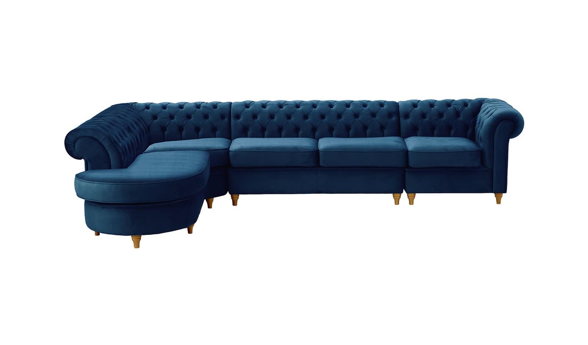 Chesterfield Modul-Ecksofa, links