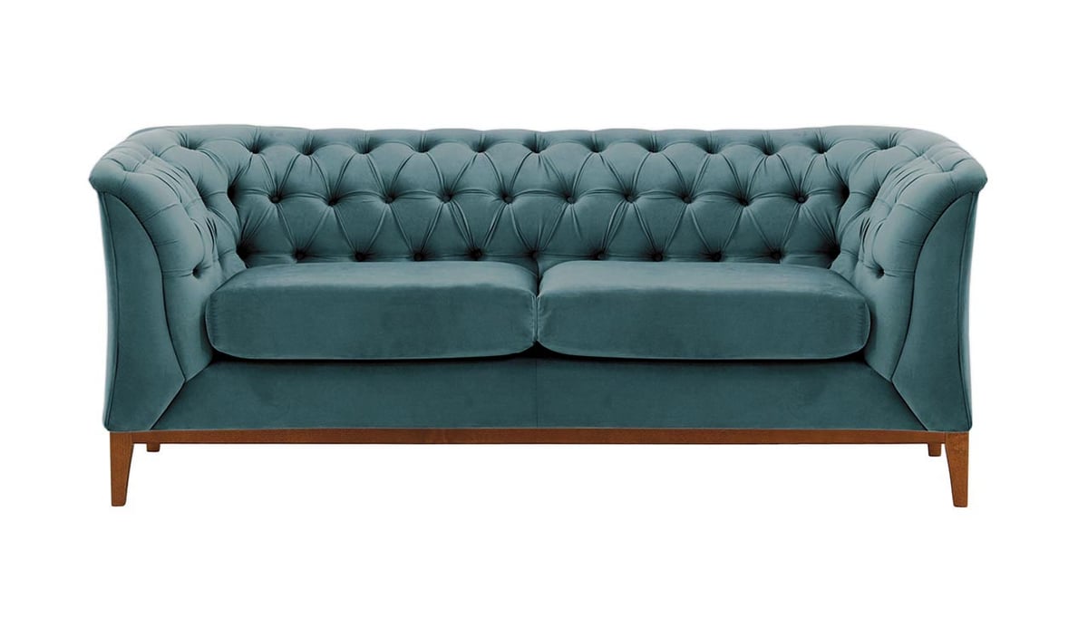 Zweisitzer-Sofa Chesterfield Modern Wood