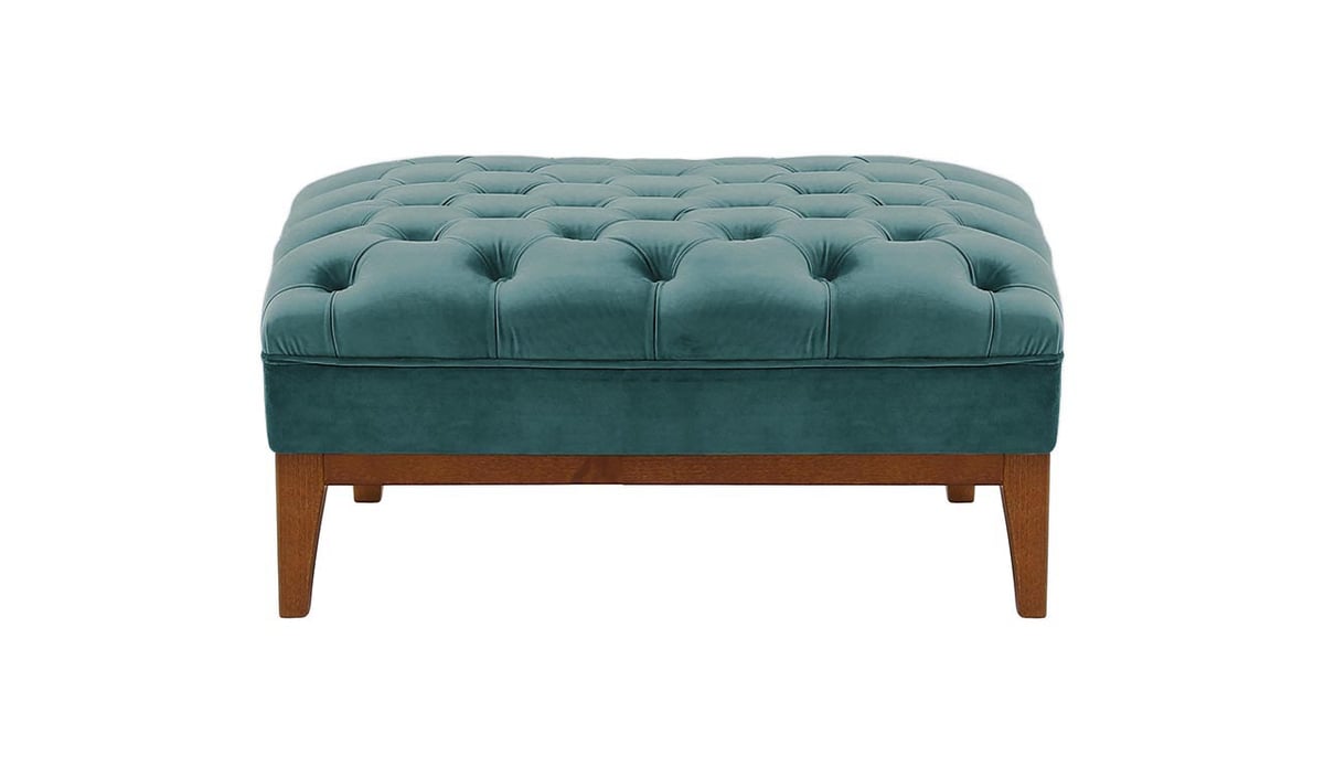 Polsterhocker Chesterfield Modern Wood