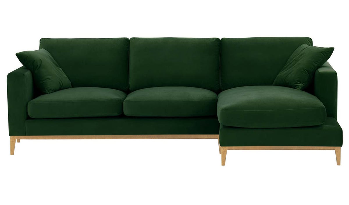 Rechtsseitiges Ecksofa Covex Wood