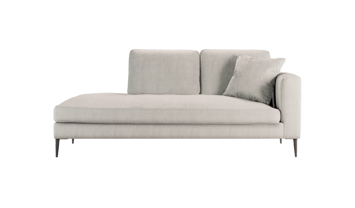 Chaiselongue/ Rechtsseitiges Liegesofa Covex