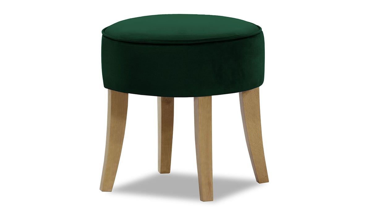 Runder Polsterhocker Barto