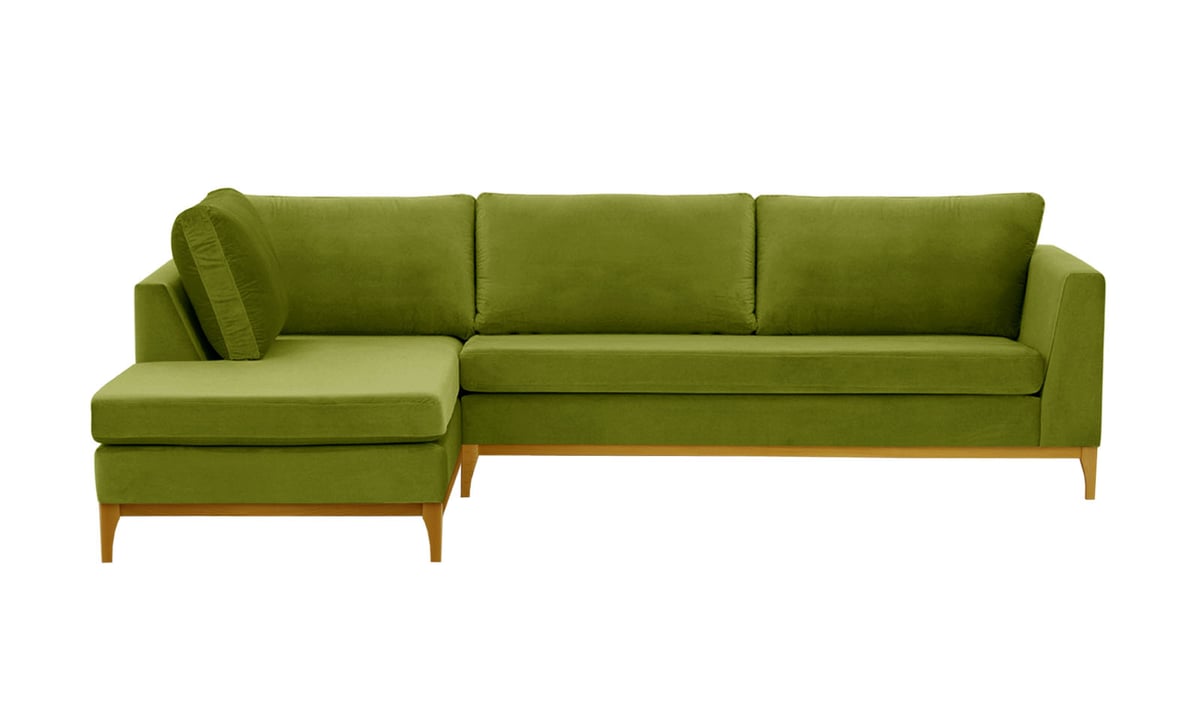 Linksseitiges Ecksofa Gosena Wood