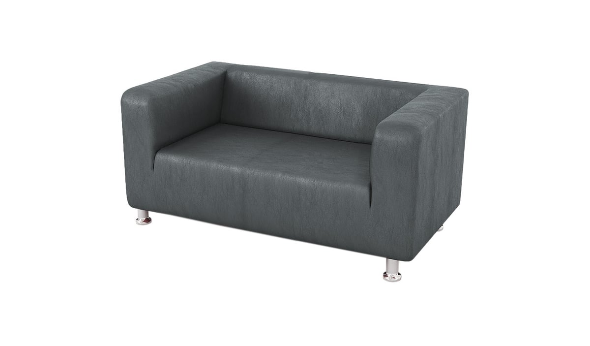 Zweisitzer-Sofa aus Ökoleder Scala