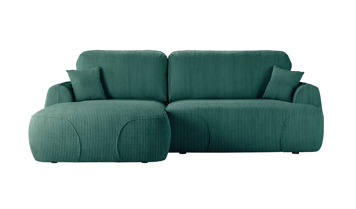 Linksseitiges Ecksofa Satell mit Schlaffunktion