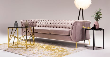Sofas und Sessel in Rosa: Unsere 6 Vorschläge für ein modernes Wohnzimmer
