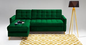 Grüne Ecksofas: Vorschläge von Eckcouches in Grüntönen