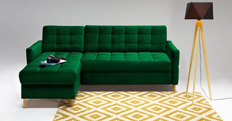 Grüne Ecksofas: Vorschläge von Eckcouches in Grüntönen