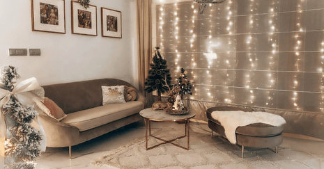 5 Wege, um Ihrem Wohnzimmer ein festliches Flair zu verleihen